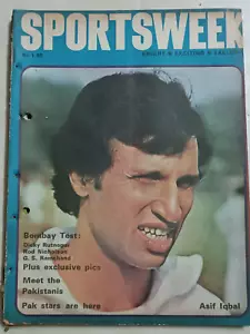 INDIEN DIE SPORTSWEEK MAGAZIN 11. NOVEMBER 1979 PAKISTAN CRICKET STARS, INDIEN-AUSTRAL - Bild 1 von 5