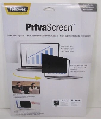 Fellowes PrivaScreen Blackout Privacy Filter for 14.1" Widescreen Laptops - New - Image 1 of 2
