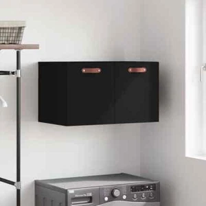 Festnight Wandschrank Hängend Hängeschrank Wohnzimmer Schwarz-1 G6L0 - Bild 1 von 12