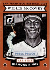 2015 Donruss All Time Diamond Kings Press Proofs Silver #16 Willie McCovey /49T
