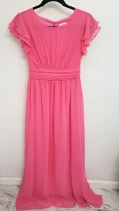 Happy Rose Pink Formal Party Flower Girl Dress Sz 18 - Picture 1 of 8