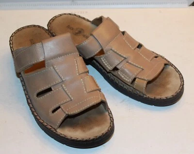 Ladies Duck Head  Woven Genuine Leather Slides Size 7M - Image 1 of 4