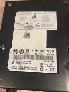 Volkswagen Jetta Passat Golf Touareg Computer 7P6035730F OEM - Picture 1 of 2