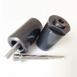For 2002 2003 Kawasaki Ninja ZX9R ZX900F Frame Sliders Crash Protector Carbon - Imagen 1 de 3