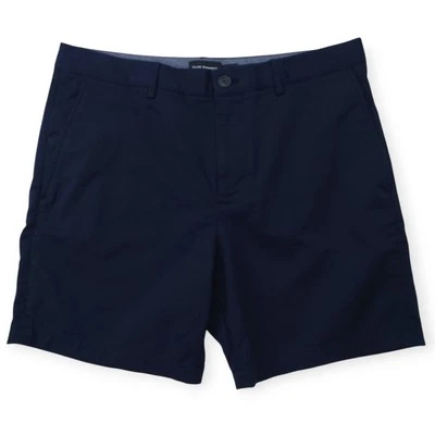 Club Monaco Baxter Fit Shorts Mens 31  6" Inseam Navy Blue Flat Front Preppy - Image 1 of 4