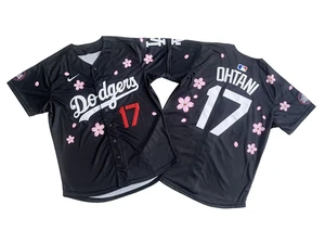 SHOHEI OHTANI #17 Baseball Trikot Tokyo Serie volle Größe S bis 5XL 3D schwarz TMB6 - Bild 1 von 2
