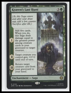 Magic The Gathering Kraven’s Last Hunt Regular Raro Marvel Spider-Man Universes 2025 - Imagen 1 de 2