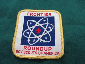 Frontier Roundup Woven Patch 1960's    CJP X2 - Picture 1 of 1