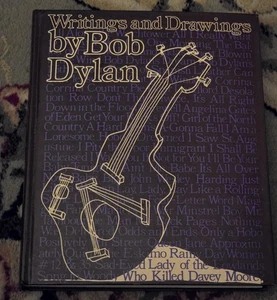 WRITINGS AND DRAWINGS BY BOB DYLAN HC SECOND PRINTING 1974 KNOPF 315 PAGE LYRICS - Picture 1 of 5