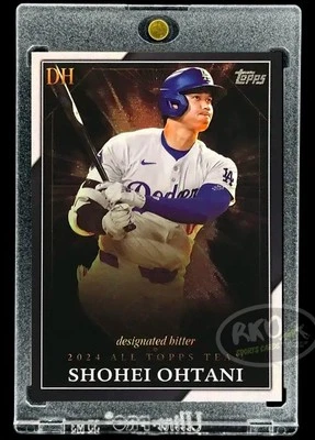 Shohei Ohtani RARE BLACK GOLD FOIL SP INVESTMENT CARD TOPPS DODGERS MVP MINT - Image 1 of 4