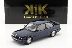 BMW 325i (E30) M-Paket 2 Baujahr 1988 dunkelblau metallic 1:18 KK-Scale - Bild 1 von 1