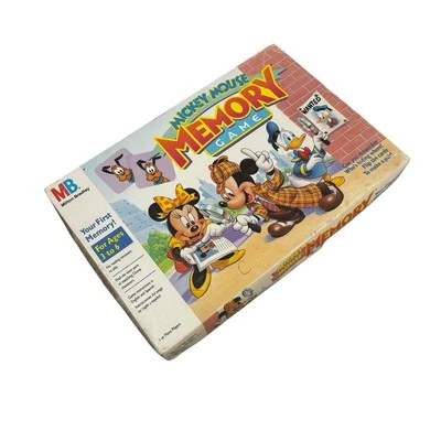 Vintage Milton Bradley: Mickey Mouse Memory Game. (1990) Disneyana Gift Kids - Image 1 of 4