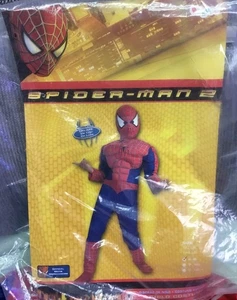 Spider-man 2 Children's Deluxe Costume 2004 Disguise 75092 Size 4 - 6 Muscle - Picture 1 of 8