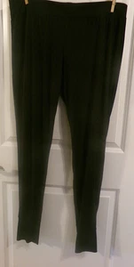 LAND'S END SCHWARZE LEGGINGS AUS POLYESTERMISCHUNG - LARGE (14 - 16) - Bild 1 von 7