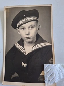Foto Portrait Junger Soldat Seestadt Rostock Endkampf Wk2 - Bild 1 von 2
