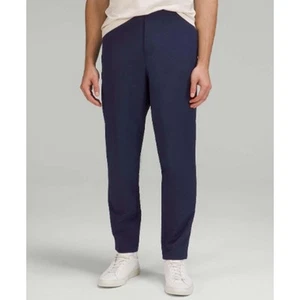 LULULEMON New Venture Trouser *Pique Fabric Classic Navy Sz M NWT {DD41} - Picture 1 of 5