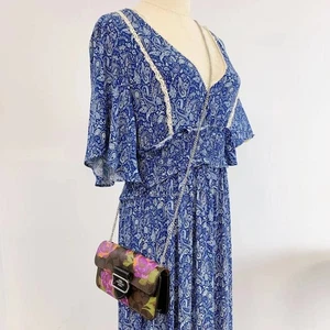 Coach CL476 Morgan Umhängetasche aus charakteristischem Canvas & Leder mit Rosenmuster - Bild 1 von 9