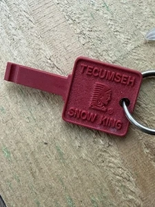 Vintage TECUMSEH SCHNEEFRÄSE SCHLÜSSEL SNOW KING INDIAN TECUMSEH - Bild 1 von 9