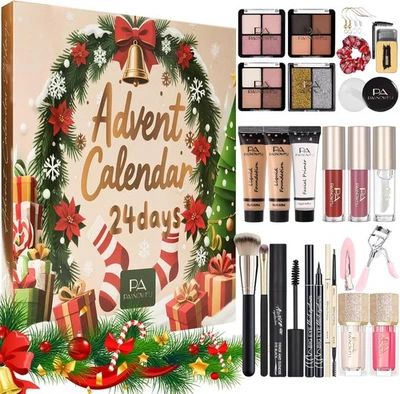 Women's Makeup Advent Calendar 2025 24 Days Christmas Beauty Countdown Calendar - Image 1 of 4