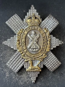 Black Watch, Royal Highlanders, Officers Original British Army Cap Badge. - Bild 1 von 7