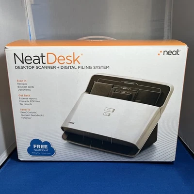 Neat Desk ND-1000 Desktop Scanner & Digital Filing System- NEW/Unsealed - Image 1 of 4