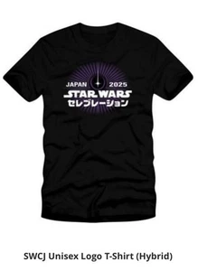 Star Wars Celebration Japan 2025 SWCJ Unisex Logo T-Shirt Hybrid T Shirt Size XL - Picture 1 of 1