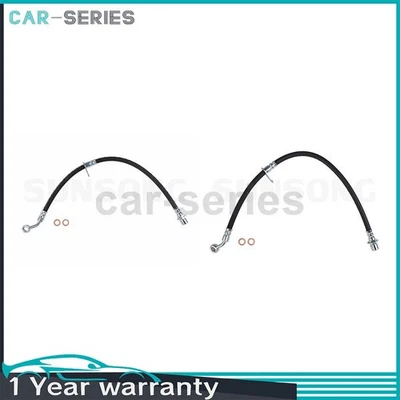 Par de mangueras de línea de freno trasero Sunsong para Chevrolet Equinox 2010 2011 2012 Foto 1 de 4