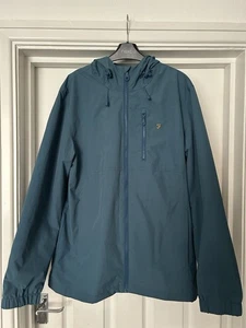 Farah Herrenjacke blau mit Kapuze, M, Freizeitkleidung - Bild 1 von 7