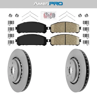 Almohadillas delanteras y rotores recubiertos para Lexus RX350L RX450hL 2016-2021 AVALON CAMRY TRD Foto 1 de 4