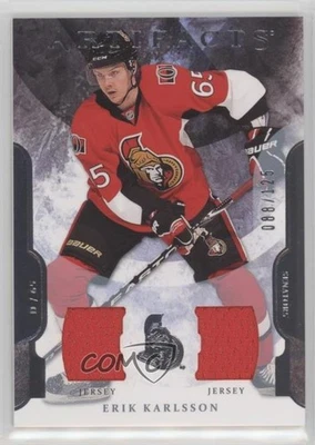 2011-12 Upper Deck Artifacts Jersey/Jersey /125 Erik Karlsson #65 - Image 1 of 2