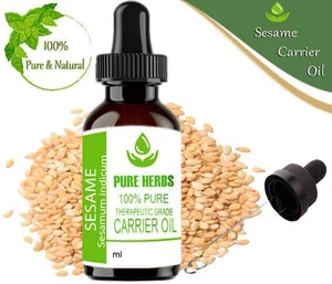 Aceite portador de sésamo 100 % puro y natural de sésamo indicum Va507 - Imagen 1 de 11