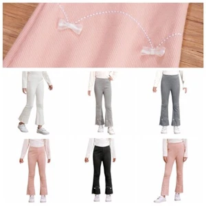 Girls Pants Picnic Streetwear High Waisted Jeans Home Outdoor Spring Hang Out - Picture 1 of 10