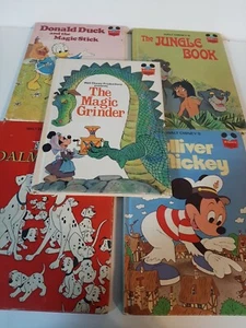 Vintage Lot Of 5; 1974 Disney's Wonderful World Of Reading Books* read - Picture 1 of 7
