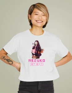 Demon Slayer Nezuko Boxy Shirt Anime Demon Shirt Anime Merch - Foto 1 di 9
