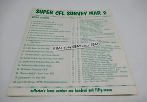 WCFL RADIO Chicago Super CFL Survey MAR 2, 1974 #5 Album Black Sabbath - Foto 1 di 5