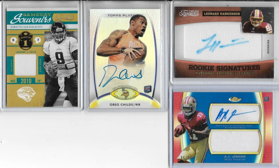 Greg Childs Minnesota Vikings 2012 Topps Platinum Rookie Auto #165 - Image 1 of 1