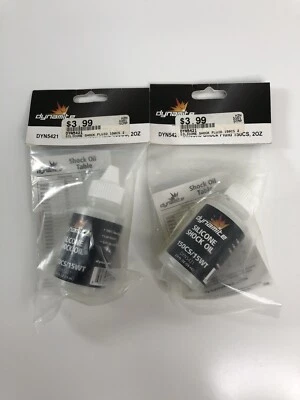 Lot of 2 NEW Dynamite DYN5421 Silicone Shock Fluid/Shock Oil 150CS 2oz  - Image 1 of 3