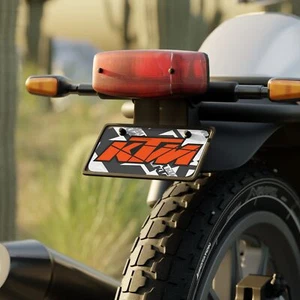 KTM Mini Kennzeichen | Personalisierte Bike Deko, Geschenk für Biker, Motorrad - Bild 1 von 5