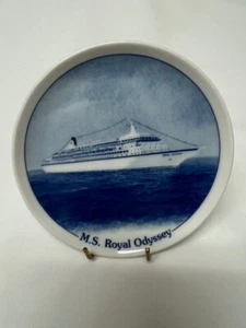 ROYAL CRUISE LINE Coaster Plate MS ROYAL ODYSSEY Limited Edition NEW in Box - Picture 1 of 4
