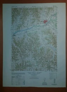 1940er Armee Topo Karte Sparta Wisconsin 2871 IV Bangor Rockland - Bild 1 von 3