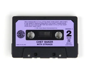 Chet Baker with Strings Original Cassette Columbia Jazz Rare - Picture 1 of 24