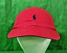 Polo By Ralph Lauren Red Classic Strap Back Dad Hat Cap