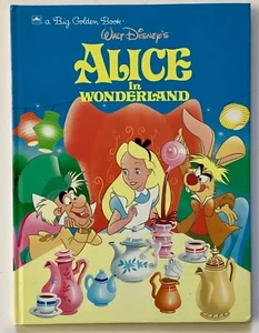 Carroll ALICE IN WONDERLAND Big Golden Book Disney 1991 - Picture 1 of 7