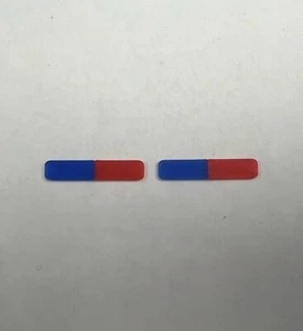 2 Pack 1/64 Blue Red Extra Long Wide Lightbar Code 3 Fire Police Sheriff Truck - Picture 1 of 1