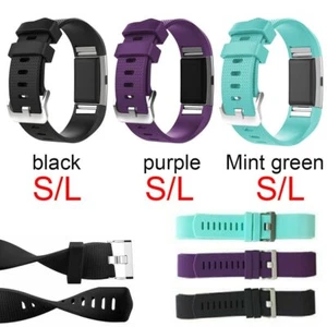 Silicone Wristband Watch Strap Bracelet Band Replacement For Fitbit Charge 2 - Picture 1 of 11