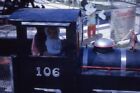 Mother In Child In Train At Kiddieland, Texas 1962 35Mm Photo Slide