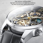 Men Mechanical Quartz Wrist Watch Fashionable Skeleton Watch With