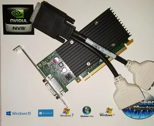 HP Z210 z240t z400 z420 z600 z620 z800 z820 Dual DVI Display Video Graphics Card - Picture 1 of 1