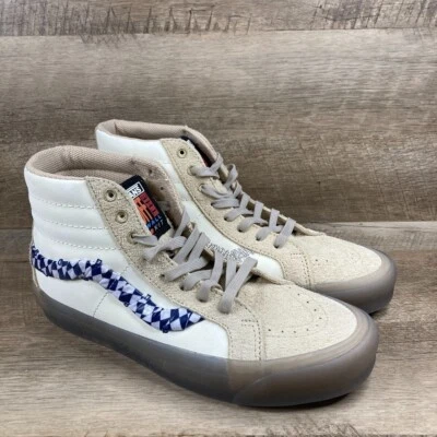 VANS Rokit x Sk8-Hi 38 DX WS полупрозрачный галечный бежевый мужской 9,5 женщин 11 новый - Изображение 1 из 4
