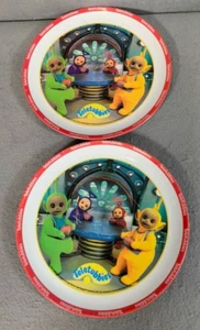 Lot 2 1998 Teletubbies Childrens Plastic 8” Plate Zak Designs - Picture 1 of 9